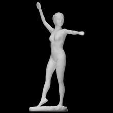 Danseur prêt Danse pied analyse femelle corps 3d print model - Mito3D