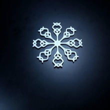 snowflake 1 & garden myminifactory madewithvectary makex m-jewellery xmasdecorations 3d print model - Mito3D