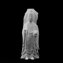 buddha frammento stele metropolitan museum art york scansione 3d print model - Mito3D