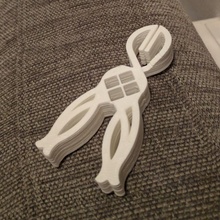 Kleider Stift Garten Clip flexibel Wäsche 3d print model - Mito3D