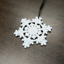 snowflake 03 & garden christmas decoration ornament winter snow holiday 3d print model - Mito3D