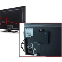 soporte disco duro externo paraca televisión artilugio electrónica apoyo hdd 3d print model - Mito3D