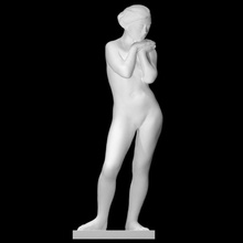 standing woman scan fullybody 3d print model - Mito3D
