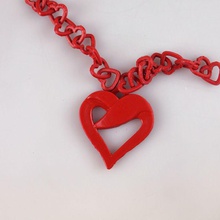 kalp kolye gerçek aşk mücevher reçine gün Yarışması b9 Sevgililer 3d print model - Mito3D