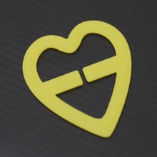 reggiseno clip cuore forma moda Accessori accessorio capi abbigliamento 3d print model - Mito3D