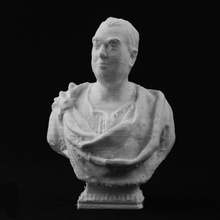 sir robert walpole national portrait gallery londra scansione 3d print model - Mito3D