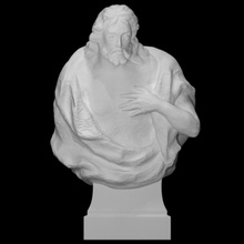 John battista scansione uomo ritratto santo 3d print model - Mito3D