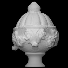 dekore edilmiş vazo taramak nesne 3d print model - Mito3D
