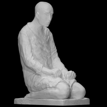 bronze 88 scan man portrait 3d print model - Mito3D
