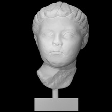 agrippina scan head portrait 3d print model - Mito3D