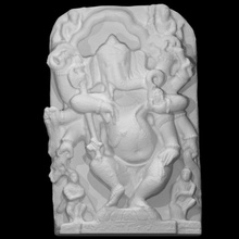 natya ganapathi scan statue 3d print model - Mito3D