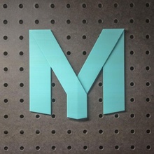 myminifactory pegboard logo fan art mmf logos 3d print model - Mito3D