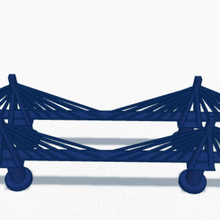 rio antirio bridge 3d print model - Mito3D