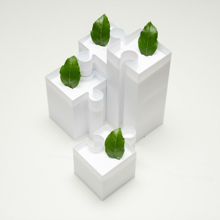 scie sauteuse vase jardin salle bains chambre boîte manger organisateur pot planteur décor spiraliser 3D print model - Mito3D