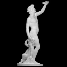 Bacco scansione mitologia scultura gesso figurativo figura intera bachus sansovino 3d print model - Mito3D