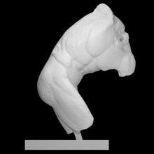 discobole v2 analyse sculpture figuratif fragment lanceur disque 3d print model - Mito3D