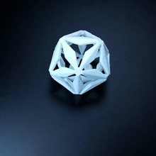 xmas poly 3d snowflake & garden myminifactory vectary madewithvectary makex m-jewellery xmasdecorations 3d print model - Mito3D