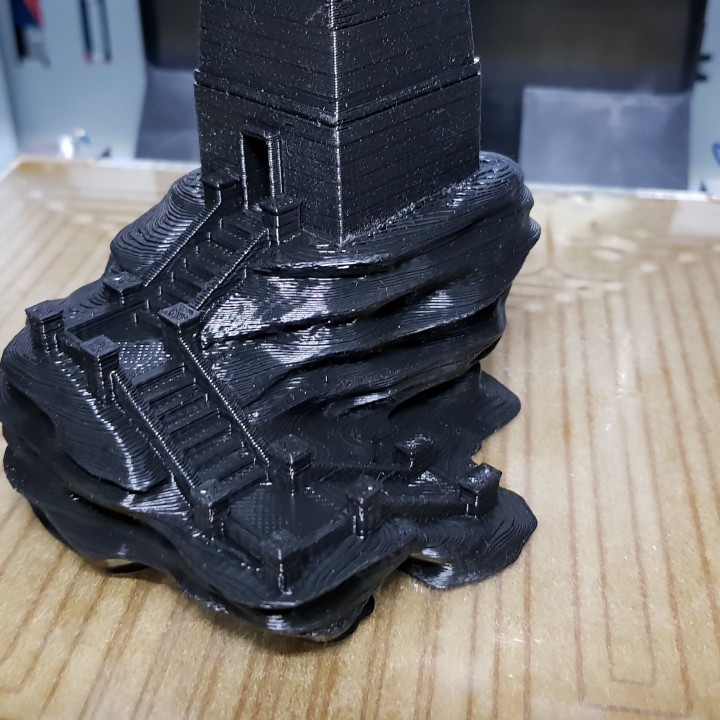 toren op een çürükler Eğitim 3D print model - Mito3D