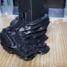 toren op een verrottet Bildung 3d print model - Mito3D