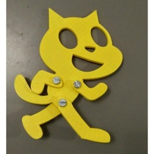 scratch cat puppet toys & games 3d print model - Mito3D