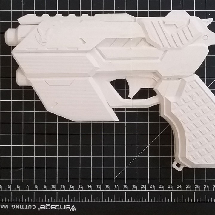 Offizier dva Pistole Requisiten Cosplay Kostüm Film Stütze Waffe Overwatch 3D print model - Mito3D