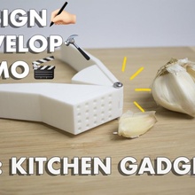 ajo prensa jardín cocina herramienta 3d print model - Mito3D