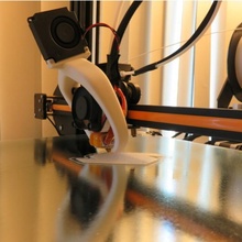 oem fang cr-10 build 3d printer coolingduct 3d print model - Mito3D
