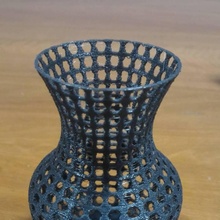 Hexagon Vase jon Garten Selfcad 3d print model - Mito3D
