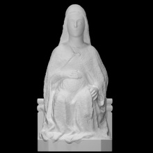 Virgen María expectante escanear cuerpo completo 3d print model - Mito3D