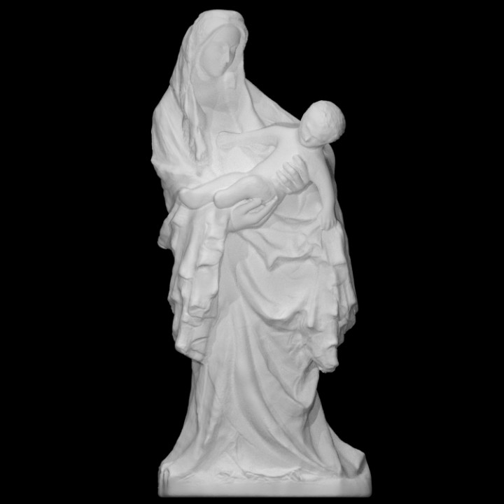 Madonna Scan Mutter heilig 3D print model - Mito3D