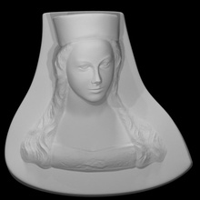 anna von Schweidnitz Varredura fracasso cabeça retrato 3d print model - Mito3D