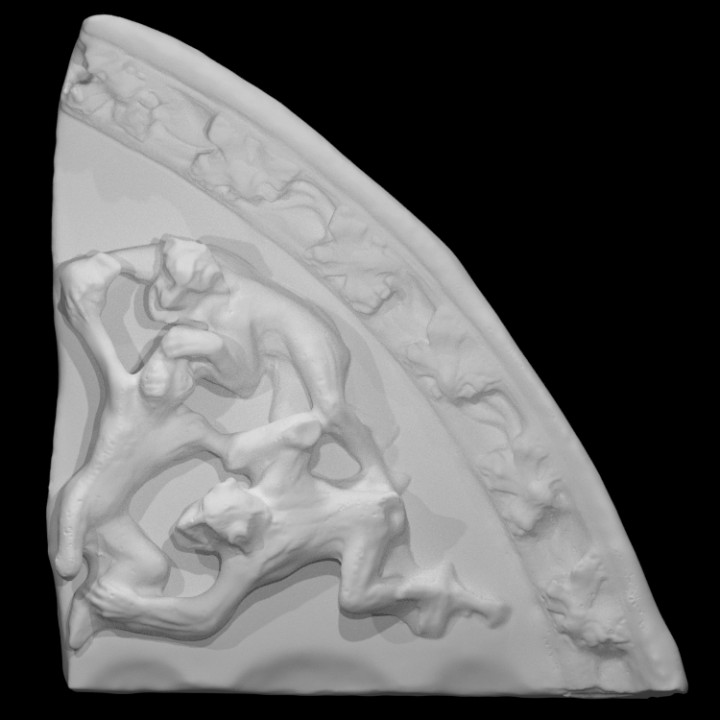 relief scan 3D print model - Mito3D