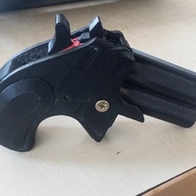 derringer gomma cancellare gruppo musicale pistola giocattoli Giochi replica elastico rbguns 3d print model - Mito3D