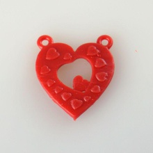 crazy hearts pendant jewellery resin competition-b9-valentines-day 3d print model - Mito3D