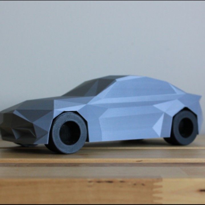 poly 2017 bmw m2 fan art design low-poly 3D print model - Mito3D