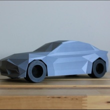 poly 2017 BMW m2 Ventilator Kunst Design Low Poly 3d print model - Mito3D