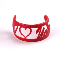 amour bracelet bijoux résine concurrence b9 valentines day 3d print model - Mito3D