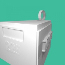 mercurio fuerabordas llavero Moda accesorios tinkercad 3d print model - Mito3D