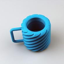 xicara jardim café chá 3d print model - Mito3D