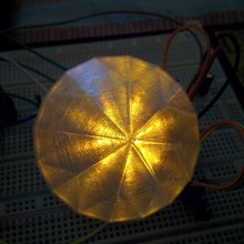 diamante luz boné jardim conduziu tinkercad sansilusão loucura 3d print model - Mito3D