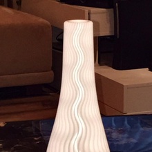 dalga vazo 3d print model - Mito3D