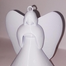 angel ornament & garden myminifactory vectary madewithvectary makex xmasdecorations 3d print model - Mito3D