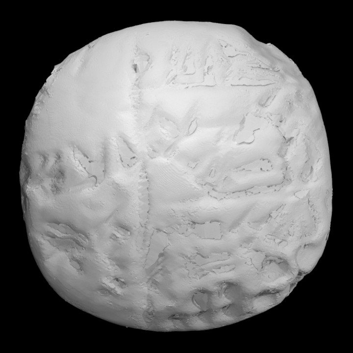 cuneiform tablet creativemachineslab scan cuneiorm 3D print model - Mito3D