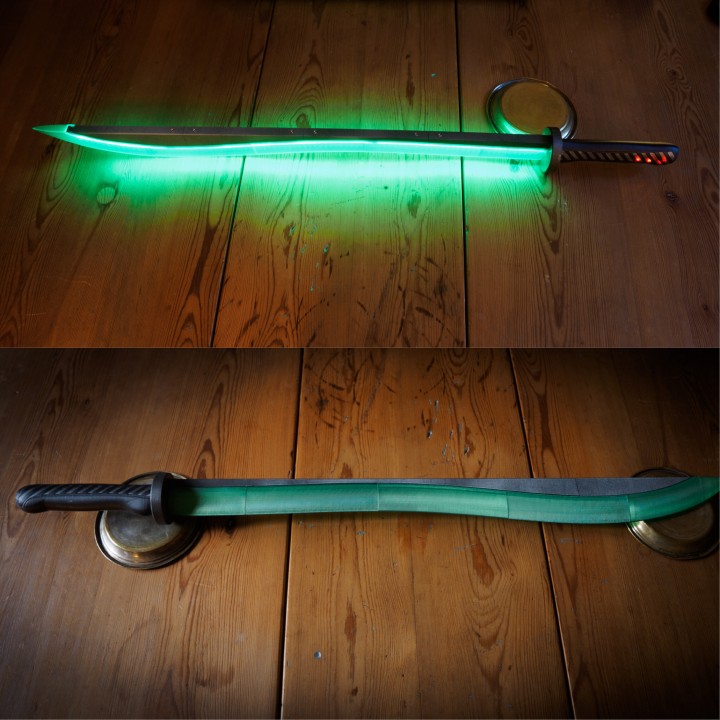 kryptonite sword props & cosplay prop 3D print model - Mito3D