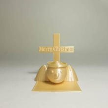 angel christmas dining table center piece & garden myminifactory tinkercad tinkerchristmas gearbest 3dwox sindoh 3d print model - Mito3D