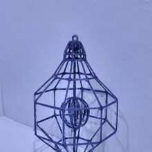 wire ornament & garden myminifactory madewithvectary makex m-jewellery xmasdecorations 3d print model - Mito3D