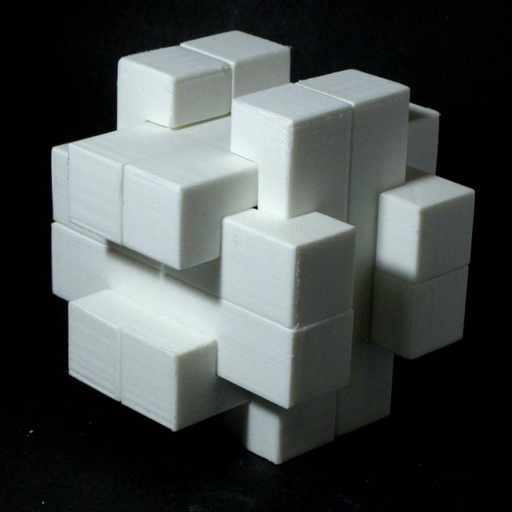 Grat Puzzle Spielzeuge Spiele Rätsel Burrpuzzle Verriegelungspuzzle 3D print model - Mito3D