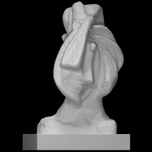 head scan abstract 3d print model - Mito3D