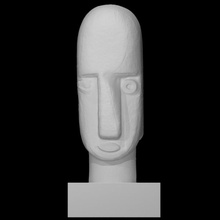 Kopf Scan abstrakt 3d print model - Mito3D