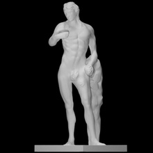 Baco Varredura homem retrato corpo 3d print model - Mito3D